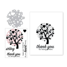 Load image into Gallery viewer, DC278 Heart Tree Stamp & Cut