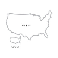 Load image into Gallery viewer, DI809 US Map Infinity Dies (H)